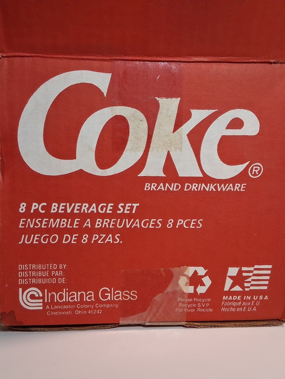 Vintage Coca-Cola | Georgia Green | Bell Soda Glass Set of 8 Retro - Picture 9 of 11